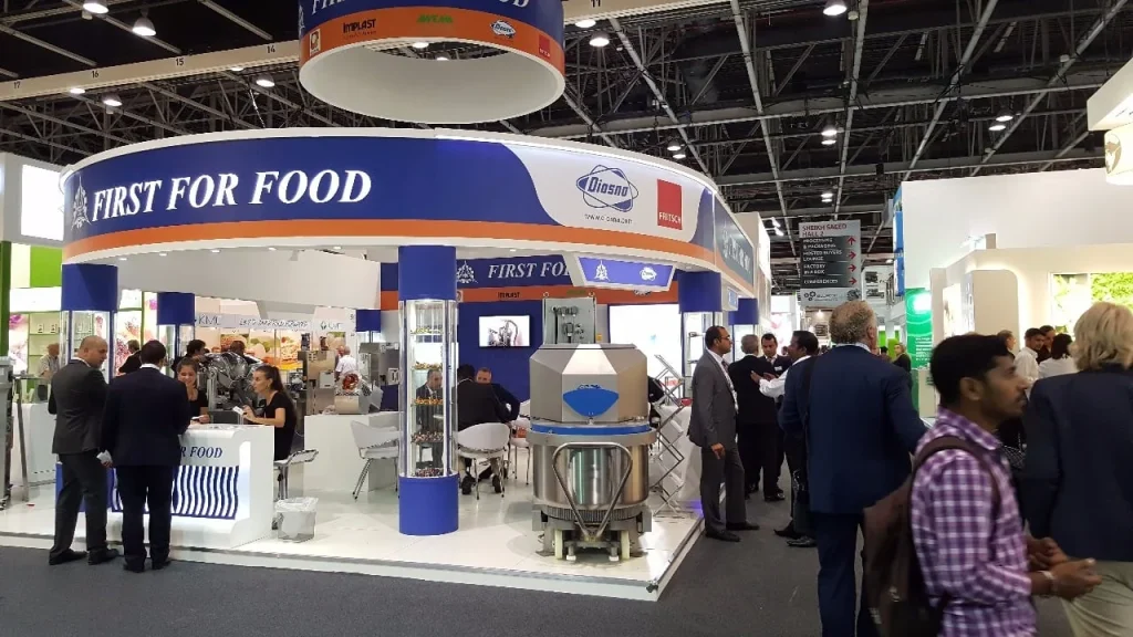 Event equipment rental UAE – exhibition stand by Rise Rental