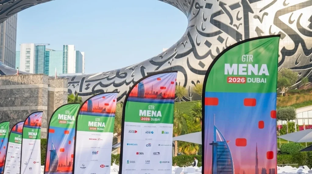 GTR MENA 2026 Curved Top Flags